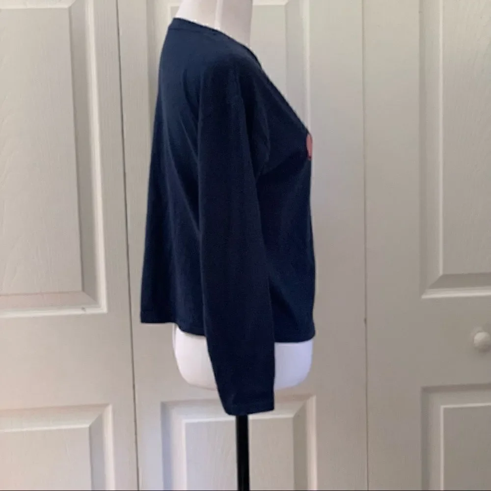 Gymboree Feeling Good Navy Blue Long Sleeve Tshirt